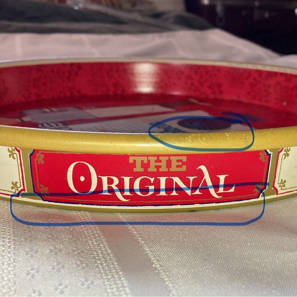 VINTAGE ORIGINAL PABST BLUE RIBBON BEER METAL BEER SERVING TRAY 1960's 13" - Picture 9 of 12